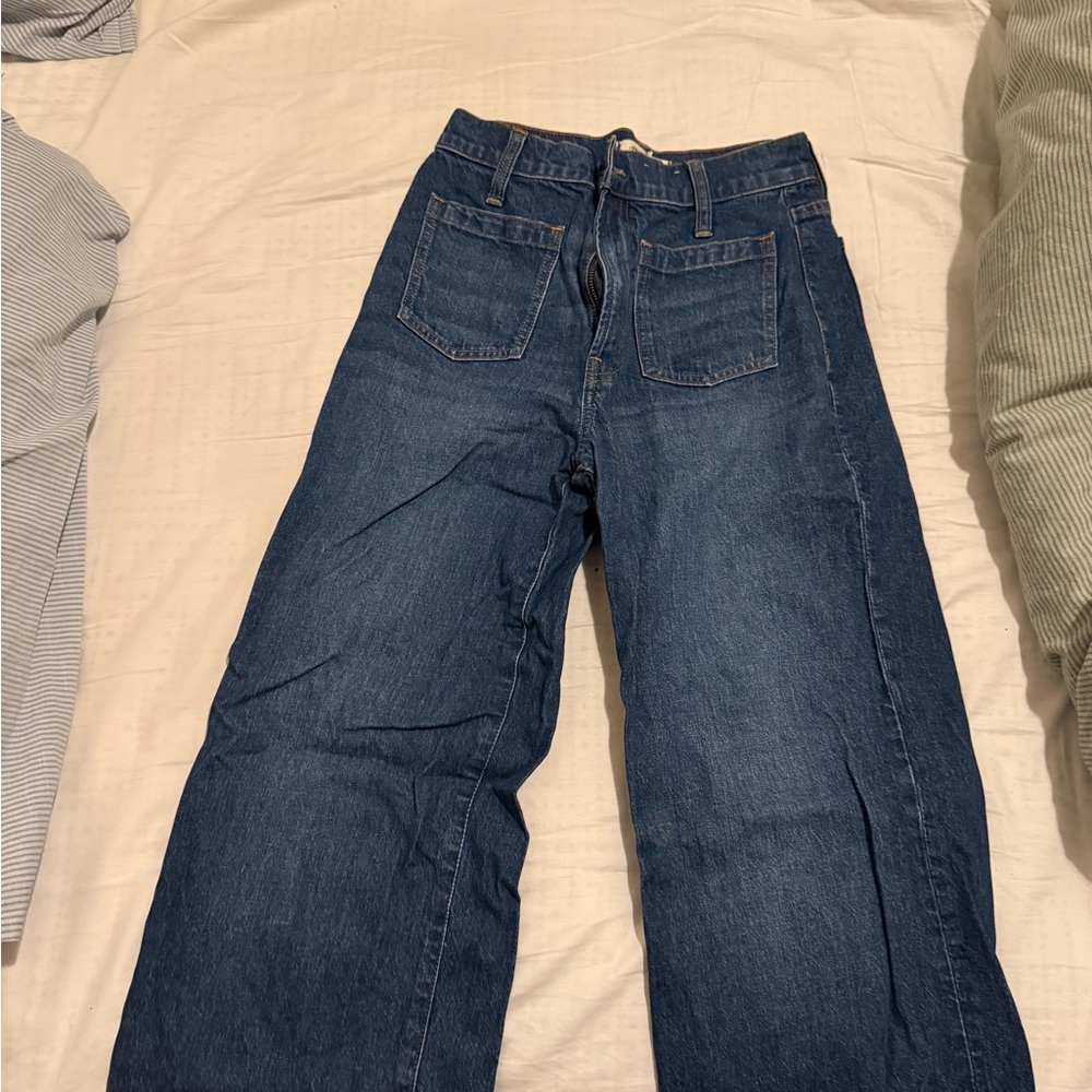 Madewell women straight leg Blue Jeans